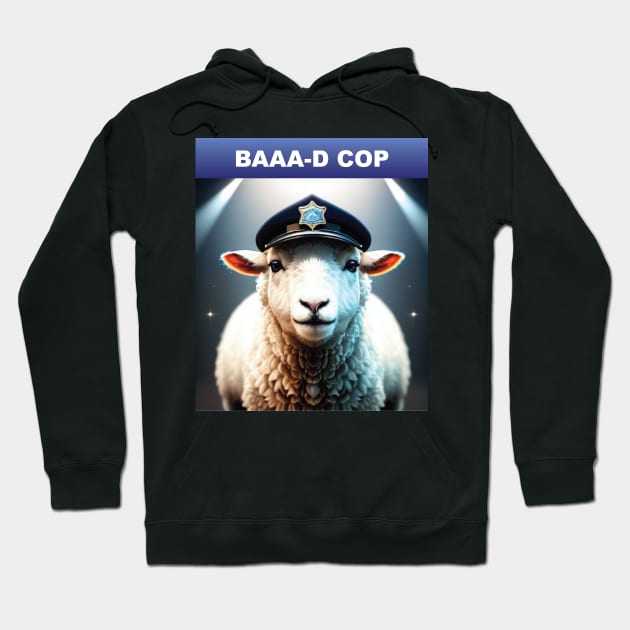 Just a Sheep Baaa-d cop 3 Hoodie by Dmytro